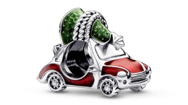 Festive Car and Christmas Tree Pandora Charm